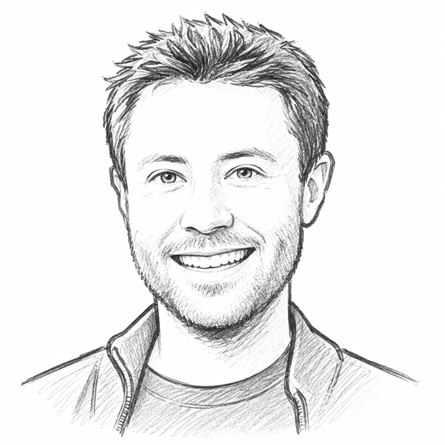 Illustration of Eric Norman.